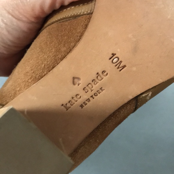 Kate Spade Leather Suede Heeled Ankle Boot - Picture 9 of 12